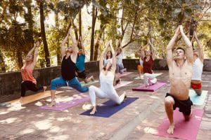 Yoga as preparation for silent meditation