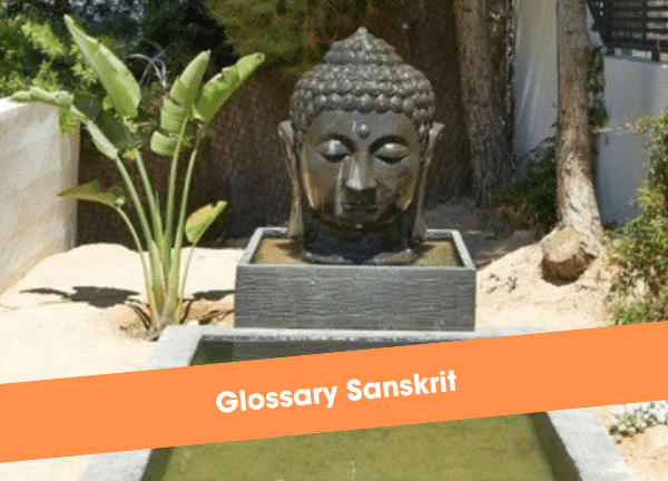 Glossary Sanskrit